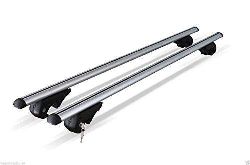 Barre portatutto FARAD SIME in alluminio compatibili con JEEP RENEGADE dal 2014 in poi con corrimani alti railing aperti