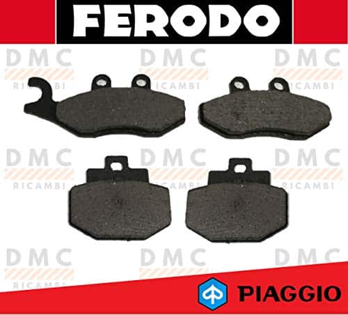 KIT PASTIGLIE ANTERIORE POSTERIORE FRENO FERODO PIAGGIO VESPA GTS SUPER 300 2012 
